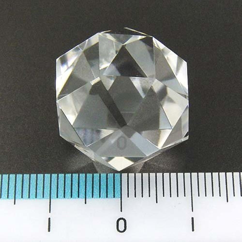 Amazon | 作品 斜方立方八面体 水晶48ct(D118A)-T | ルースストーン 通販